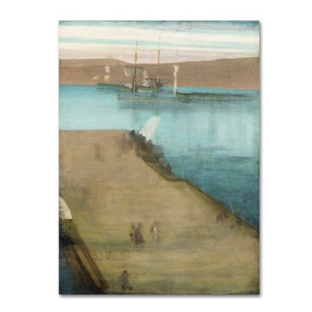 Whistler 'Valparaiso Harbor' Canvas Art,24x32